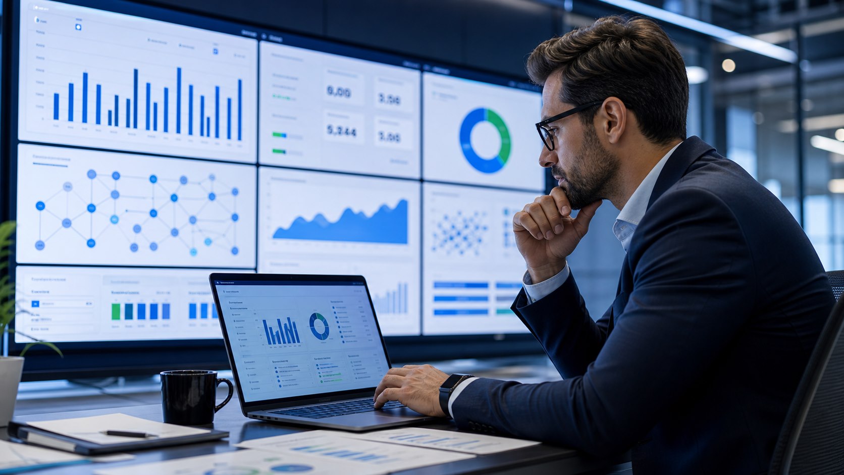 Analytics dashboard and business intelligence consulting environment